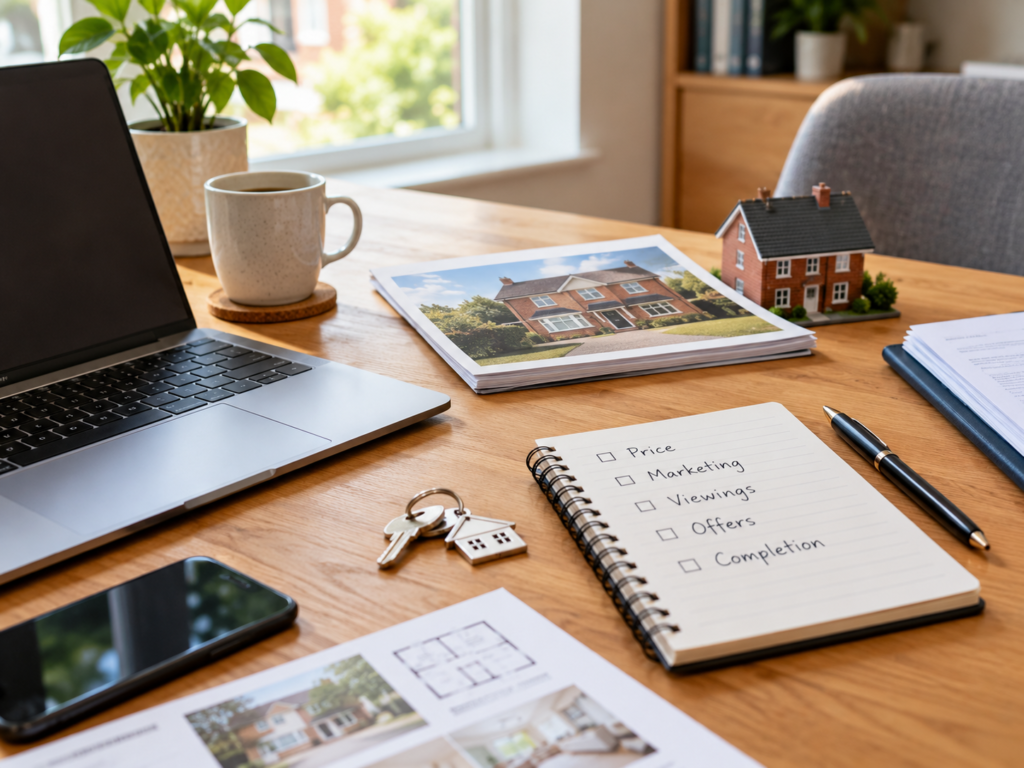 Homeowner planning a private house sale without an estate agent